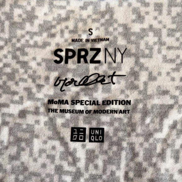 Uniqlo MoMA Special Edition Black and White Graphic Romper - Picture 8 of 9